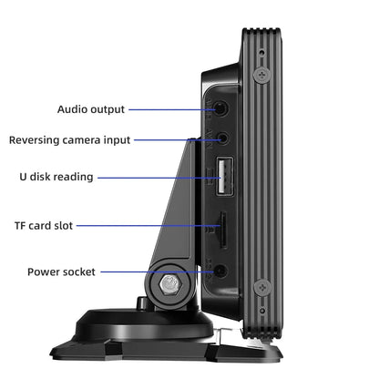 10.26'' Car Monitor with Wireless Carplay Android Auto HD Screen Camera Bluetooth FM Transmitter USB TF Video Player for Vehicle