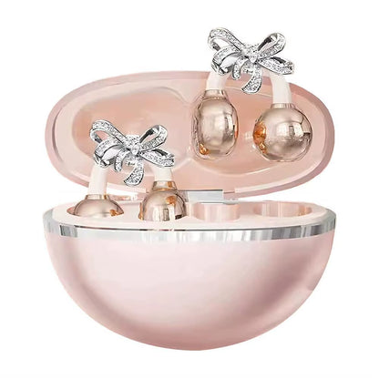 Clip-On Earbuds Wireless Bluetooth Open Ear Headphones with Detachable Crystal Bowknot Earrings, for Sports, Fitness & Workouts